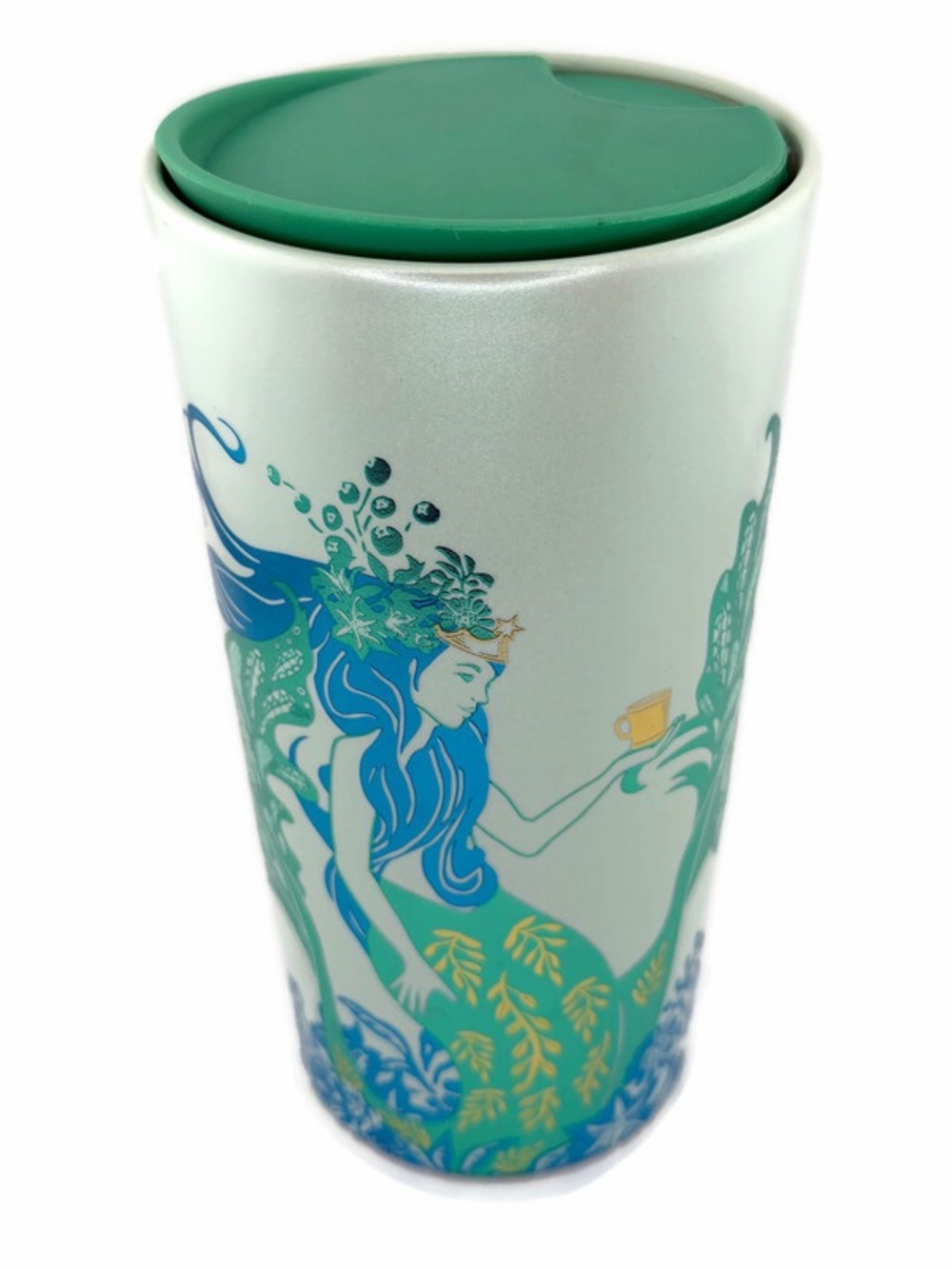 2022 Starbuck’s Siren Mermaid Ceramic Tumbler 12 oz